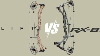 HOYT RX8 VS MATHEWS LIFT | ALUMINUM LIGHTER THAN CARBON?? | THE SPEED WILL SURPRISE YOU!  HAXEN HUNT