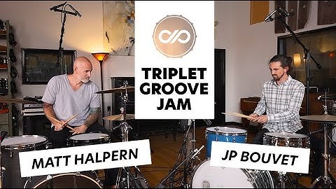 Matt Halpern & JP Bouvet Trade Groove Solos in Triplets (Excerpt from Matt