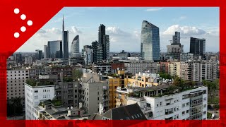 Milano dal drone: lo skyline continua a evolvere (aprile 2024)