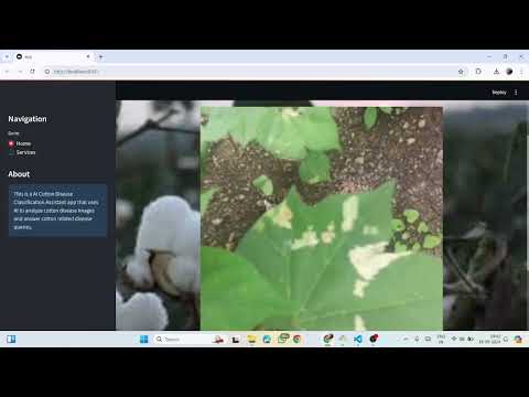 AI-Based Cotton Leaf Disease Classification Using Machine Learning🌱