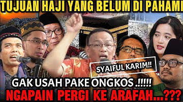 PAHAMI DULU INI SEBELUM BERANGKAT HAJI!!! SYAIFUL KARIM BONGKAR SEMUA