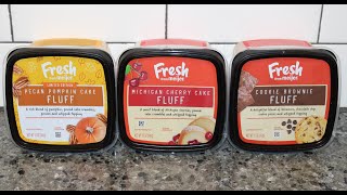 Fresh From Meijer: Pecan Pumpkin Cake Fluff, Michigan Cherry Cake Fluff & Cookie Brownie Fluff