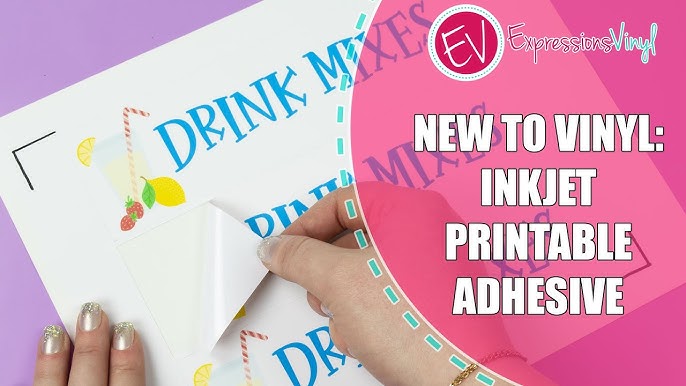 Printing on Clear Sticker Paper Tutorial 