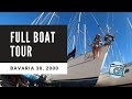 Full Boat Tour, Bavaria 38 Cruiser, Year 2000 | Sailing On The Breeze Ep. 12