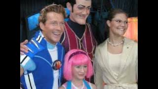 Lazy Town detras de esenas