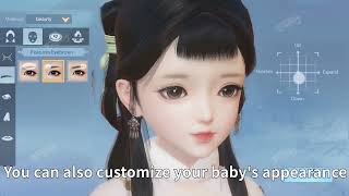 Come and adopt a cute baby in Fate of the Empress. screenshot 5