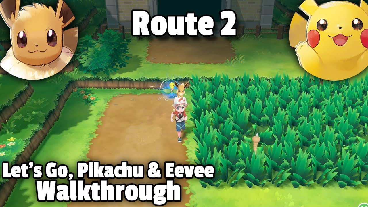 Route 2 Pokemon Let S Go Pikachu Eevee Walkthrough Marriland Com