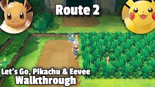 Route 2 Pokemon Let S Go Pikachu Eevee Walkthrough Marriland Com