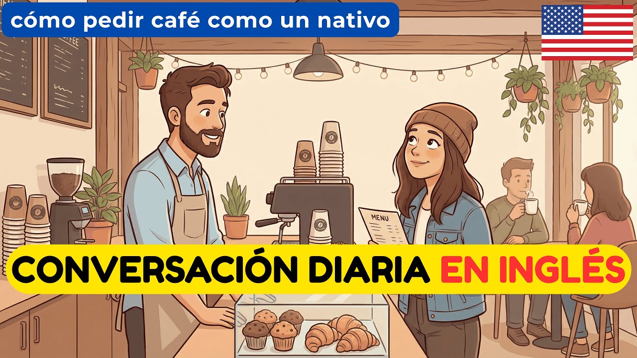 Mejora tu escucha en inglés rápido: cómo pedir café como un nativo (acento americano) 🇺🇸