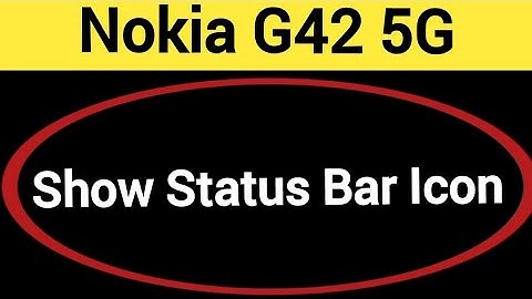 How to show status bar icon, Nokia G42 5G me status bar icon Kaise lagaen