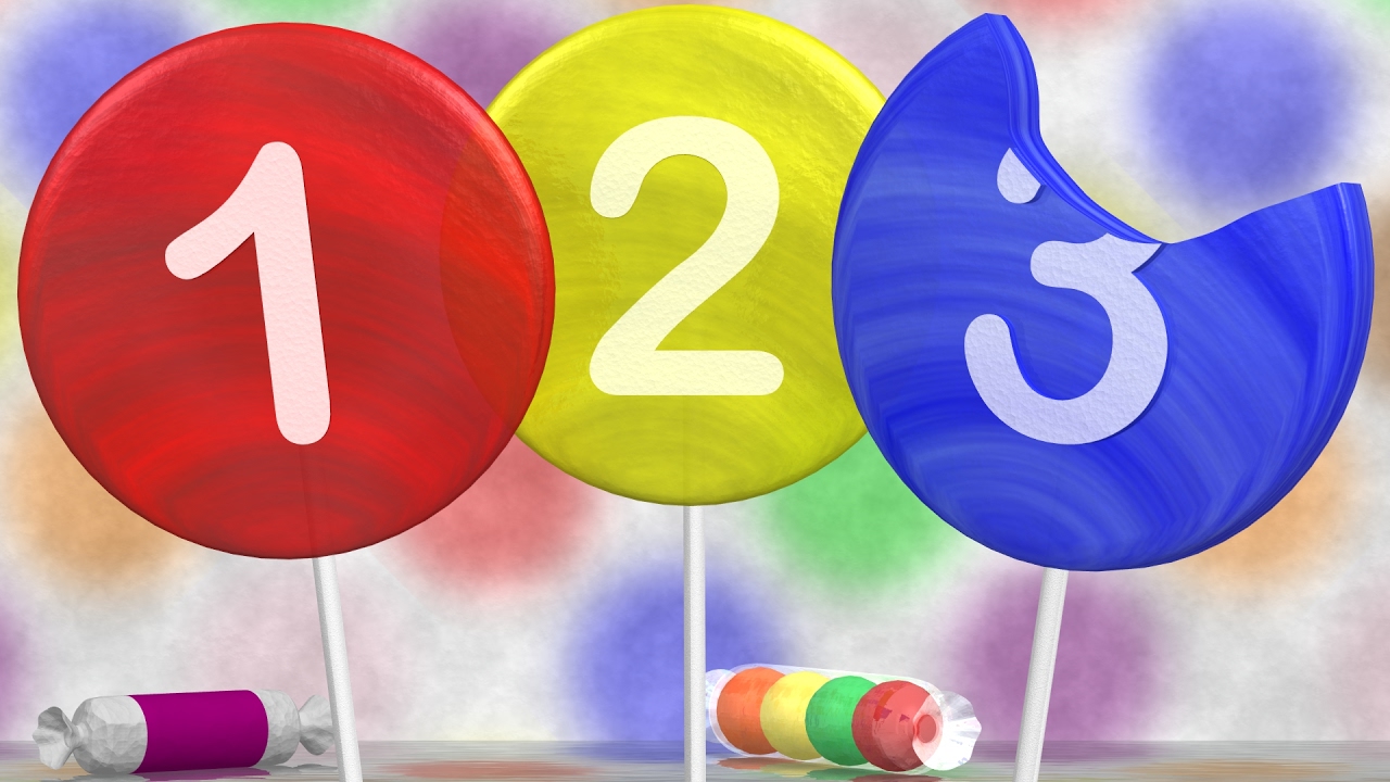 Learn Numbers 1 to 10 with Lollipops YouTube