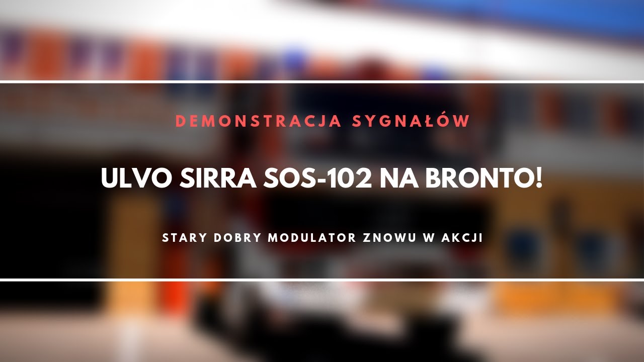 #Gd112: Prezentacja modulatora ULVO SIRRA SOS-102 !!!