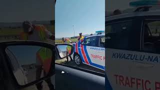 Refusing to sign the ticket because it's unlawful The driver's bold stance