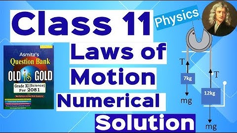 Two masses 7kg and 12 kg are connected at the two ends of a light inextensible string that passes...