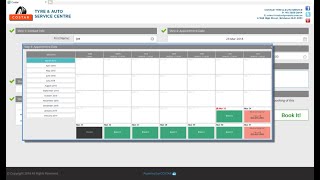 Online Booking Tool | COSTAR - Automotive & Tyre Software screenshot 2