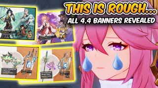 ALL 4.4 Banners Reviewed - Yae Miko, Xiao, Nahida, Xianyun, 4 Stars + Weapons.