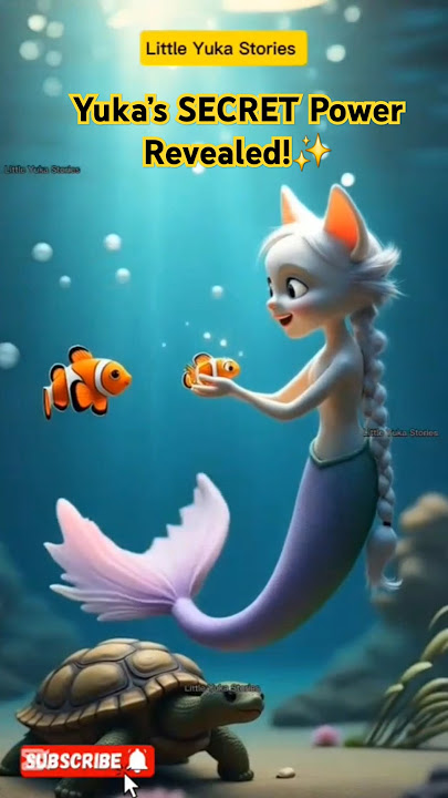 A Cat Mermaid Was ATTACKED in the Deep Sea… Yuka’s Magic Secret Shocked Everyone! 🧜‍♀️✨ #shorts