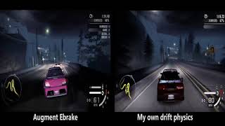 nfs carbon: AugmentEbrake vs my own take on drift physics