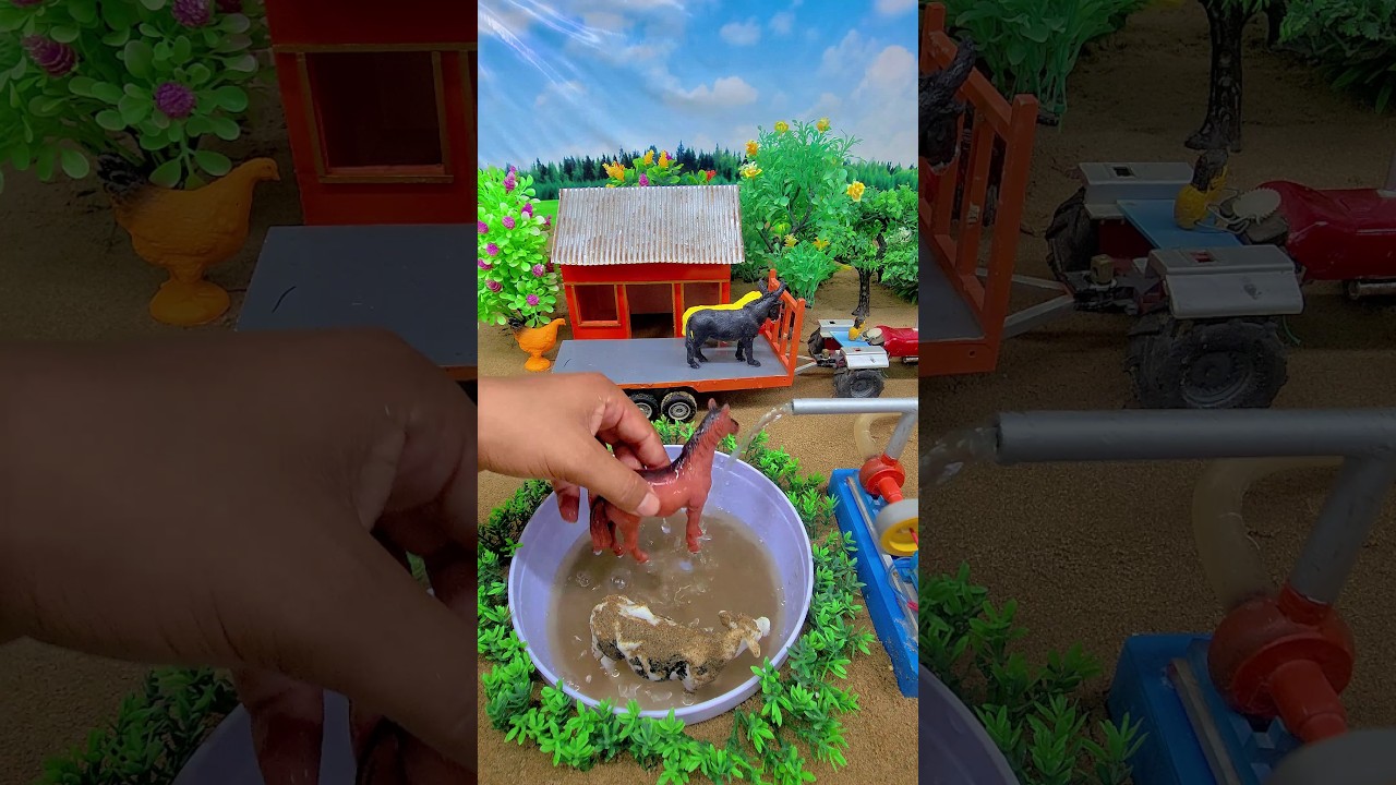 mini tractor video mini water pump science project 