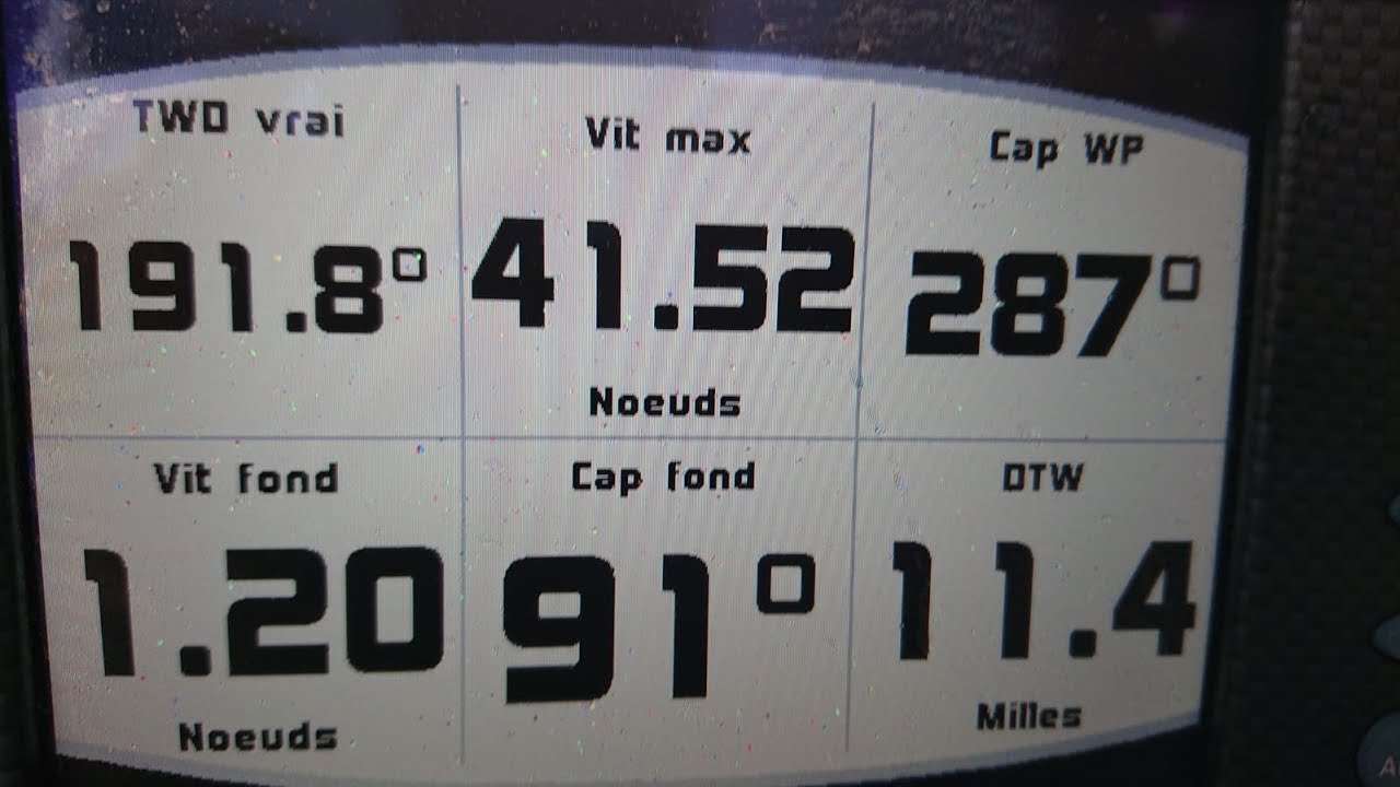 41,52 noeuds❗️ Record de vitesse des Multi50