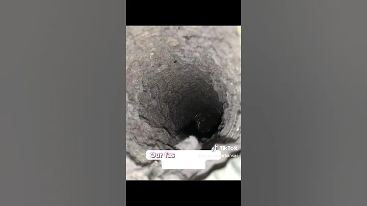 Insider look at dryer vent cleaning! #cleaning #hvac #satisfying #asmr #airduct #dryerventcleaning