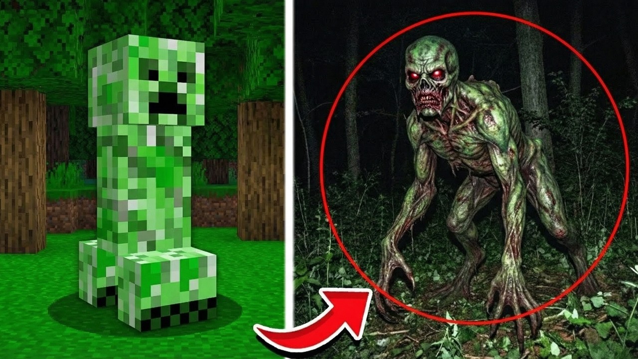 Minecraft HORROR MOBS im ECHTEN LEBEN GESICHTET...😨