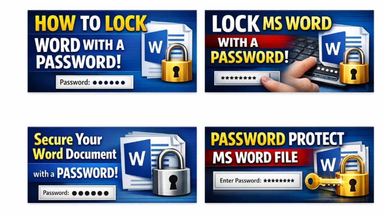 How to Lock a Microsoft Word File with a Password (Step-by-Step)