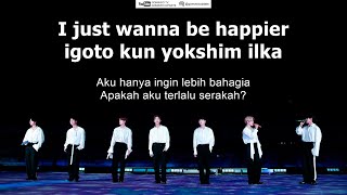 BTS - Blue & Grey EASY LYRICS/INDO SUB by GOMAWO