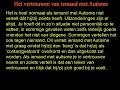 Hoe iemand met Autisme in elkaar zit.