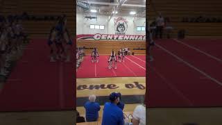 SDHS Cheer, Stunt @ Centennial High School - 05-08-2021, Avery 9th grade