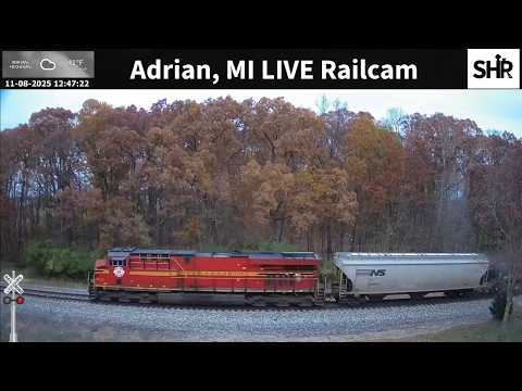Adrian, MI Live Railcam – Norfolk Southern Detroit District — Adrian, MI live camera thumbnail