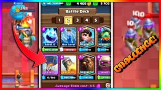 CRAZY 1-8 ELIXIR CHALLENGE! INSANELY CLOSE CLUTCH GAMES! Clash Royale