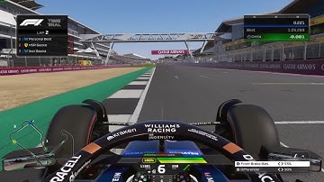 F1 24 Silverstone GP Williams Track Guide (Hotlap + Telemetry)