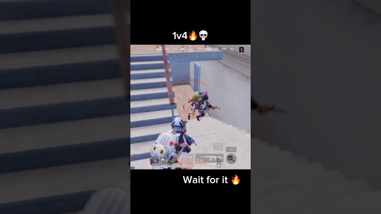 1v4 intense 🔥😨 