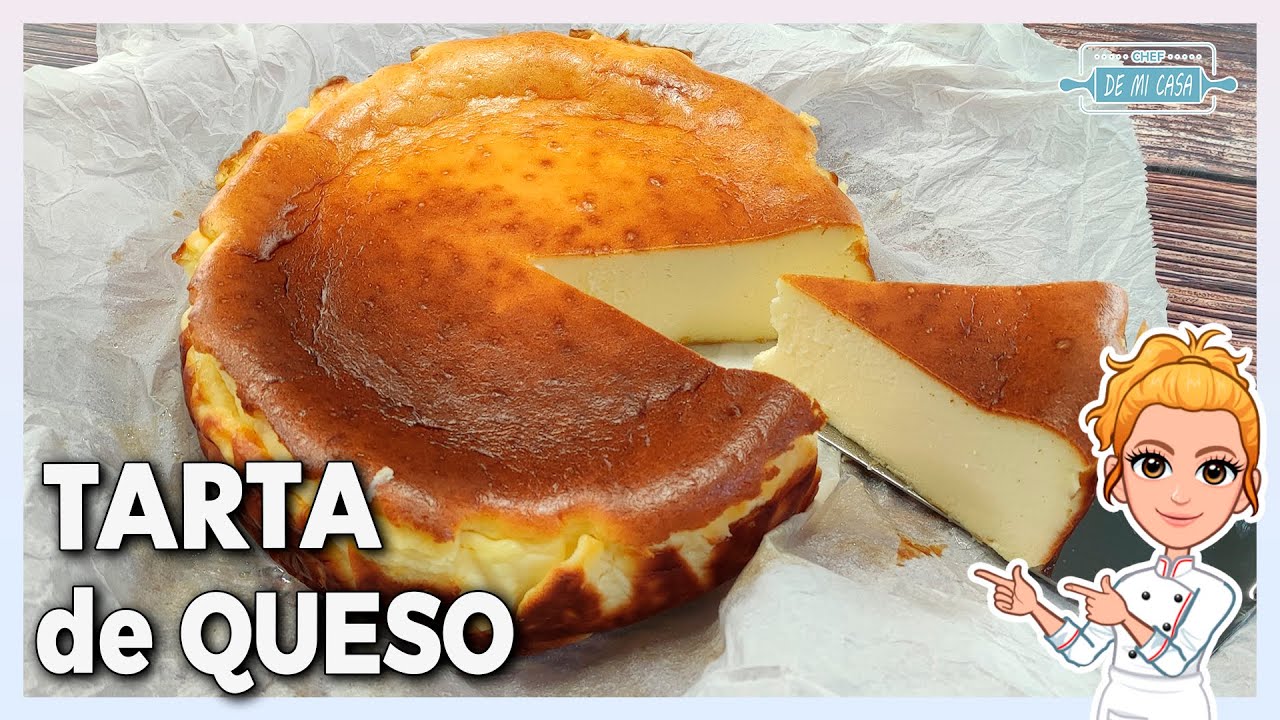 ✅ ¡Facilísima y Deliciosa!  😋TARTA de QUESO de la Viña ¡Muy FÁCIL y Muy CREMOSA!  ...de Locura 😱