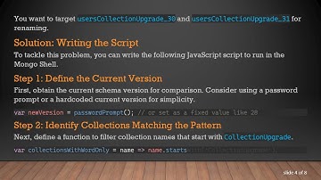 How to Rename MongoDB Collections Dynamically with Mongo Shell CollectionUpgrade Script