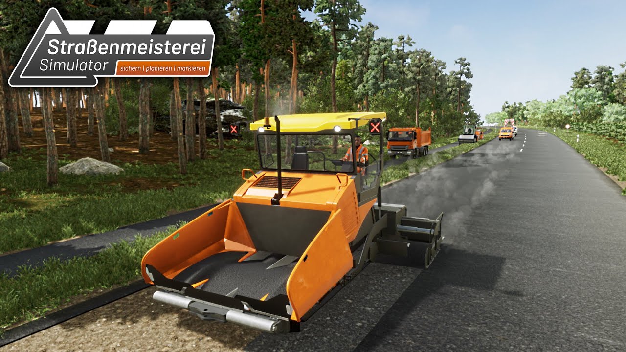 Big Operation - Road Maintenance Simulator - Pure Hot Asphalt At Country Road PS5 PS4 PC