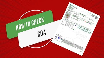 How to understand and check COA