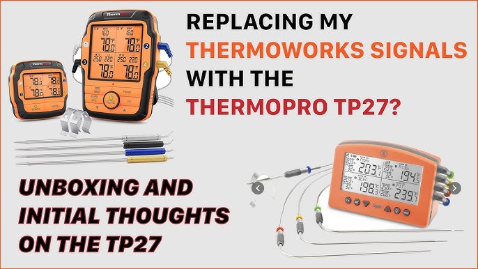 Thermo Pro TP-27B AW-TP27 Wireless Meat Thermometer With 4 Color