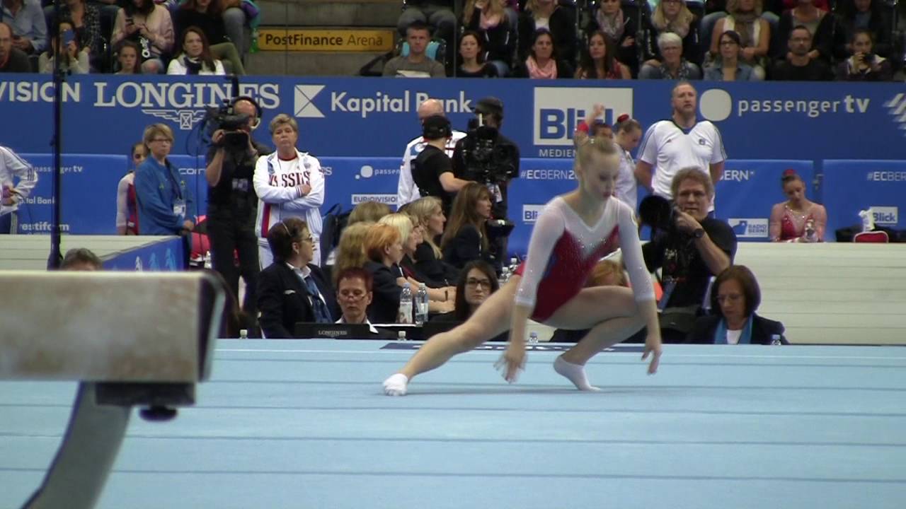 2016 European Championships Angelina Melnikova RUS FX Senior Team Final