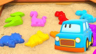 clever cars cartoon learn numbers for babies with dinosaurs car cartoons for toddlers