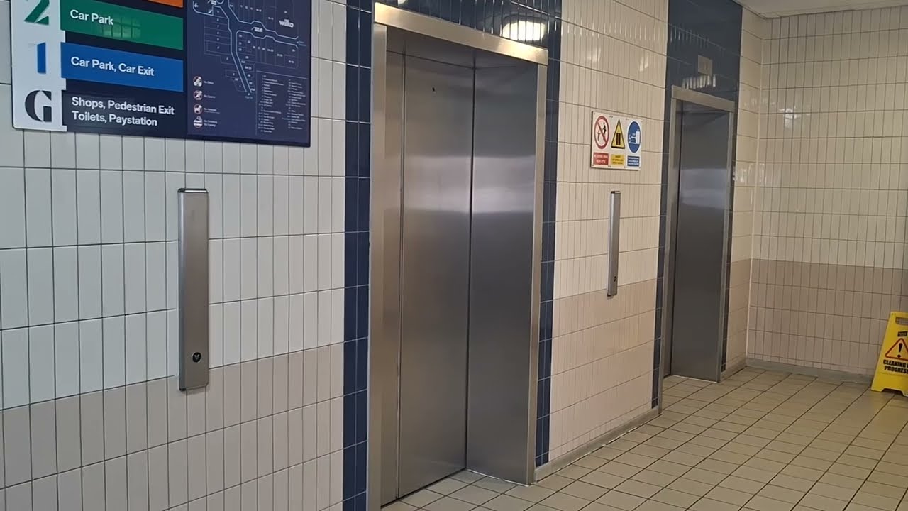 Lift at the Sovereign Shopping Centre in Weston-super-Mare