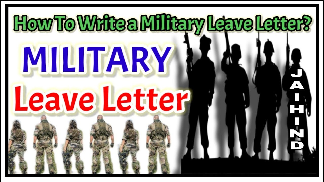 military leave application letter