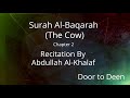 Surah albaqarah the cow abdullah alkhalaf  quran recitation