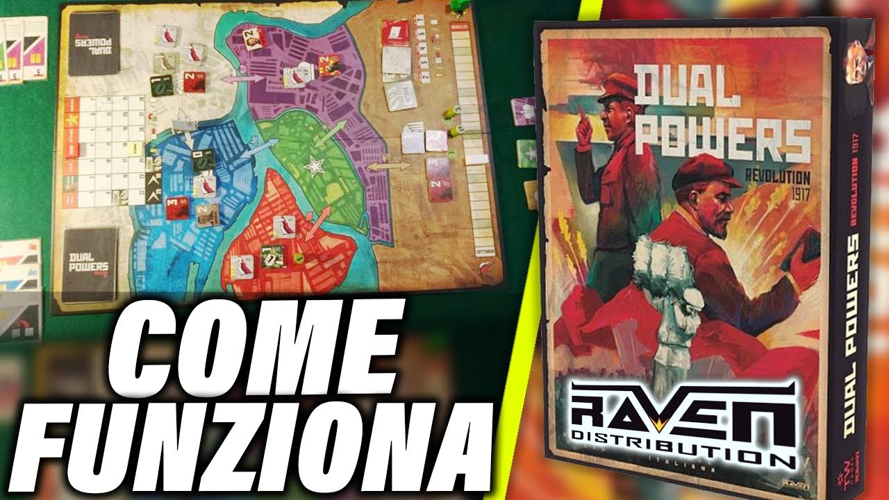 Jeu De Société Dual Powers : Révolution 1917 - Neuf Sous Blister - Asmodee