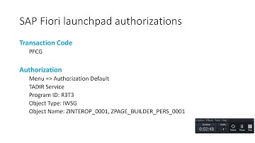 Part 2 - Configuring roles with SAP Fiori launchpad authorizations