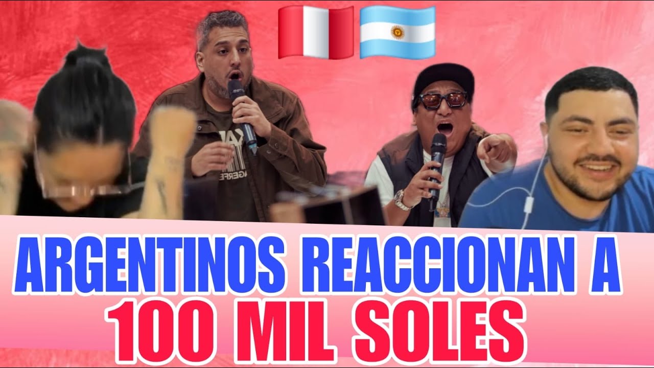 ARGENTINOS REACCIONAN A HH 100 MIL - LA COMPETENCIA POR 100 MIL SOLES - @NoSomosTV