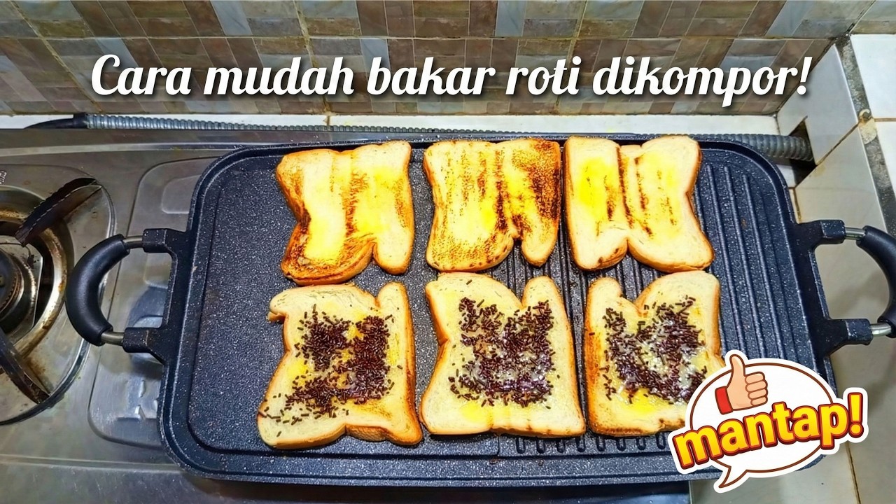 Resep Roti Bakar Simple Praktis - YouTube