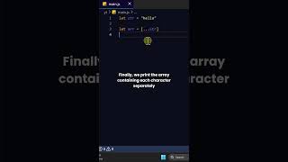 Convert String to Array #coding #javascript #stem #science