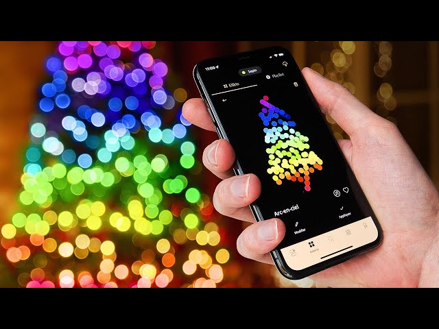 OBEST Guirlande Lumineuse，guirlande noel sapin avec Contrôle APP